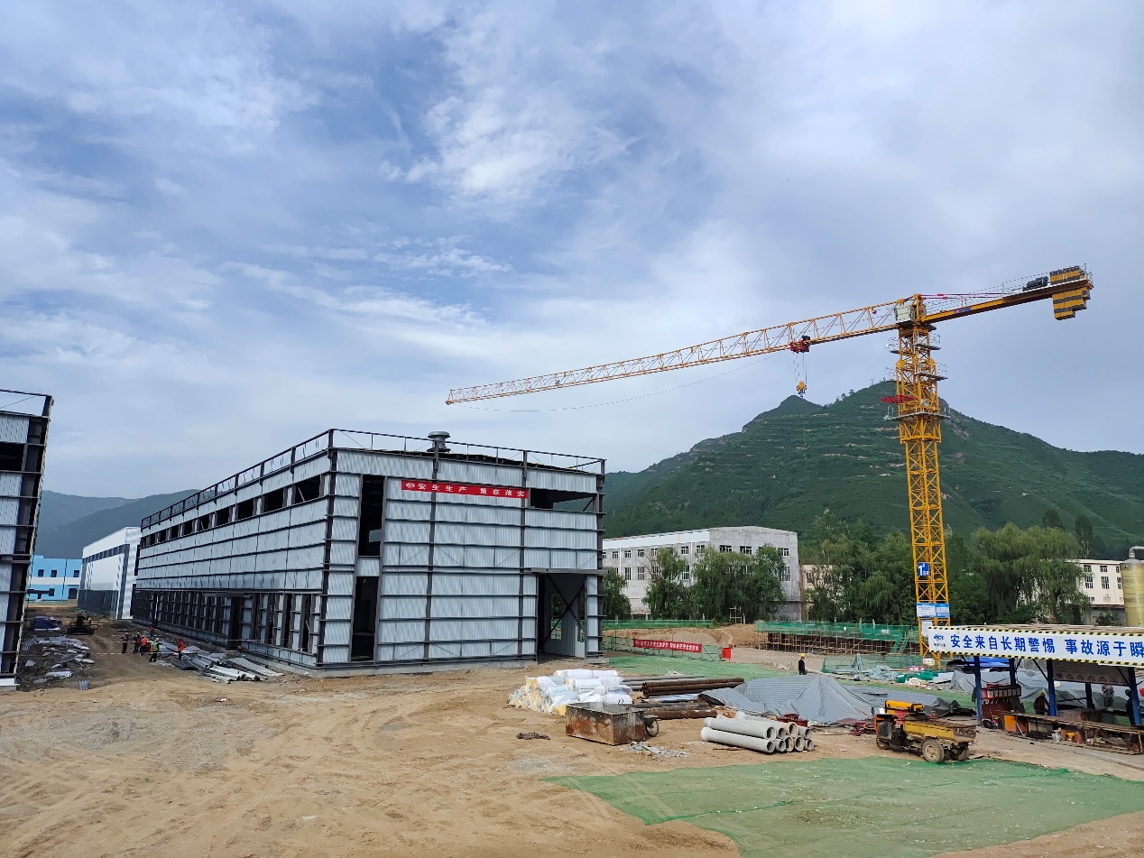 中冶华天陕西凤县植物提取产业园项目7月底将竣工(图1)