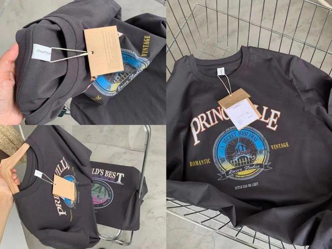 刘亦菲海外鲨疯了!印花T恤+牛仔阔腿裤都能穿得这么撩人!(图9)