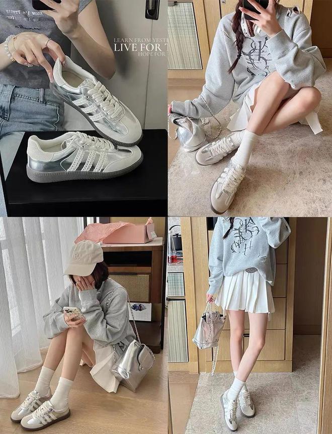 刘亦菲海外鲨疯了!印花T恤+牛仔阔腿裤都能穿得这么撩人!(图22)